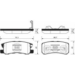 Колодки к-т задние SP2076 Колодки к-т задние SP2076