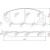 Колодки к-т передние