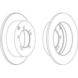 Диск тормозной DDF1410 Диск тормозной DDF1410