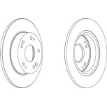 Диск тормозной DDF1558