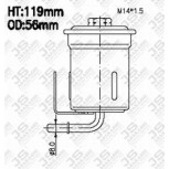 Фильтр топливо FS9120 Фильтр топливо FS9120