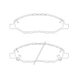 Колодки к-т передние T2114095