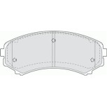 Колодки к-т передние SP2075 Колодки к-т передние SP2075