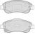 Колодки к-т передние