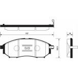 Колодки к-т передние 37791