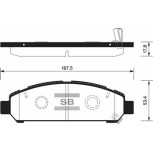 Колодки к-т передние PA-2021AF Колодки к-т передние PA-2021AF