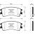 Колодки к-т передние