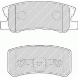 Колодки к-т задние PP-505AF