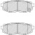 Колодки к-т задние PP-705AF