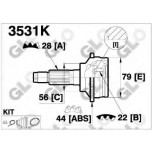 Шарнир приводной G13031GLO Шарнир приводной G13031GLO