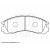 Колодки к-т передние